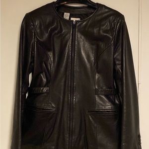 Beautiful Black leather lambskin jacket